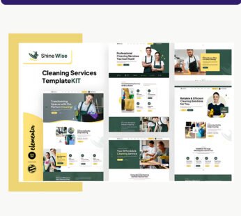 Shinewise – Cleaning Services Elementor Template Kit