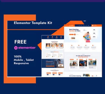 Cleanfa – Cleaning Services Elementor Template Kit
